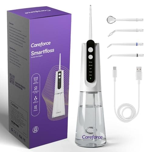 Careforce Cordless Water Flosser (270ml, 5 Modes, Type-C)