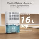 HINISO 16L Smart WiFi Compressor Dehumidifier view 3