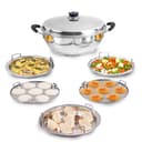 The Indus Valley Stainless Steel Multi Kadai 5 Plates