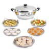 The Indus Valley Stainless Steel Multi Kadai 5 Plates