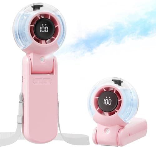 SEVENAIRE Misting Fan Portable Handheld Turbo