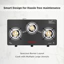 Butterfly Smart 3 Burner Glass Top view 4