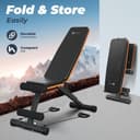 Flexnest Commercial Grade Adjustable & Foldable Bench view 5