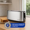 iBELL CrustoF40 1400W 4-Slice Pop-up Toaster view 2