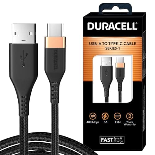 Duracell USB-C 65W Braided Cable