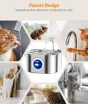 Foliam 3.2L Stainless Steel Fountain view 5