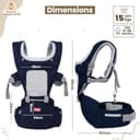 Infantso Premium Hip Seat Carrier view 7