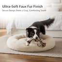 Amazon Basics Faux Fur Donut Bed (Medium) view 2