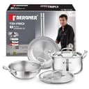 Bergner Tripro 5 Pc Triply Stainless Steel Set