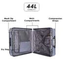THE CLOWNFISH Jetsetter Series Carry-On Polycarbonate Hard Case, 47 cm view 5