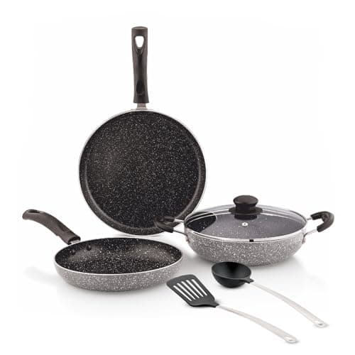 Amazon Solimo 6-Piece Granite Cookware Set