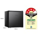 Hisense 45L 4-Star Mini Refrigerator view 4