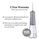 Perfora Power Dental Water Flosser (300ml, USB-C, Smart Memory) view 7