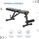 Amazon Basics Heavy Duty 3-in-1 Adjustable Bench view 3
