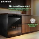 Faber 14 Place Settings Free Standing Dishwasher (FFSD 6PR 14S BK Digital, Black) view 5