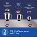 Philips HL7756/01 750W Mixer Grinder view 5