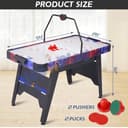 Hop N Play 4.5ft Air Hockey with Digital Scorer view 7