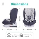 R for Rabbit Jack N Jill Grand ISOFIX 360° view 7