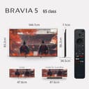 Sony BRAVIA 5 65 4K Mini LED Google TV view 6