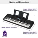 Yamaha PSR-E383 Portable Keyboard view 3