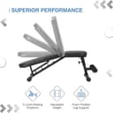 Amazon Basics Heavy Duty 3-in-1 Adjustable Bench view 5