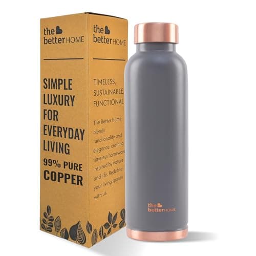 The Better Home Copper Water Bottle 950ml - Teal