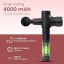 Portronics Zeno B Percussion Gun Massager with Detachable Handle view 4