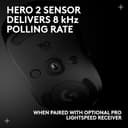 Logitech G PRO 2 Lightspeed Wireless Gaming Mouse view 9