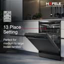 Hafele Aqua Noir 13 Place Setting view 2