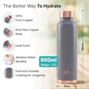 The Better Home Copper Water Bottle 950ml - Teal view 4