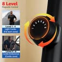 PowerMax Fitness EH-350S Elliptical Cross Trainer view 4