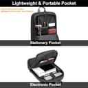 Arctic Hunter Slim 18L Expandable Laptop Backpack view 3