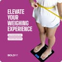Boldfit Weight Machine for Home (LCD, Tempered Glass, 180 kg) view 4