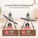 Infantso Automatic Baby Swing with 5-Point Safety Harness view 7