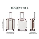 The Assembly Vintage 55cm Polycarbonate Cabin Trolley with Keyless TSA Lock view 6
