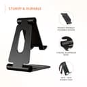 Amazon Basics Aluminum Adjustable Stand view 2