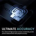 HealthSense Dura-Glass PS 120 Weighing Scale (Step-On, Thick Tempered Glass) view 6