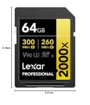 Lexar Professional 2000x 64GB V90 UHS-II view 8