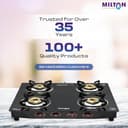 Milton Premium 4 Burner Glass Top view 2