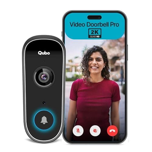 Qubo Smart WiFi Video Doorbell Pro 2K