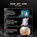 Haier 10.5kg/7kg AI Drying System Washer Dryer (HWD105-B14959S8U1) view 2