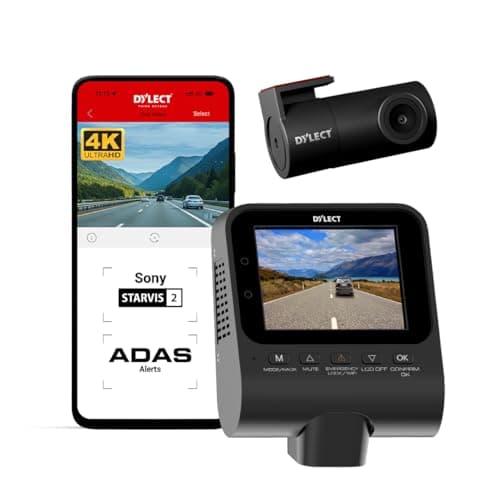 Dylect Sense 4K Max 2 Channel Dash Cam (Made in India)