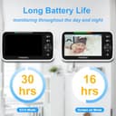 HelloBaby HB6550 5" Video Baby Monitor view 3