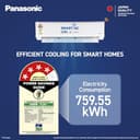 Panasonic 1.5 Ton 4 Star Premium Wi-Fi Inverter Split AC (CS/CU-NU18BKY4WX) view 2