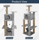 Hiputee 55' Soft Fur Condo Activity Cat Tree view 7