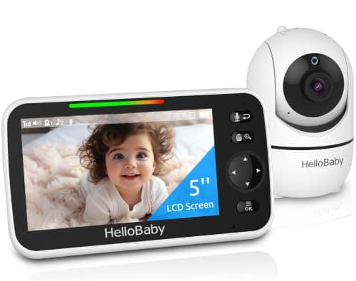 HelloBaby HB6550 5" Video Baby Monitor