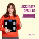 Boldfit Weight Machine for Home (LCD, Tempered Glass, 180 kg) view 5