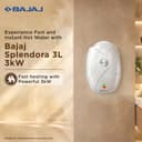 Bajaj Splendora 3L 3KW Vertical Instant Water Heater view 3