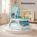 Baybee 3-in-1 Baby Rocker & Feeding Chair view 7