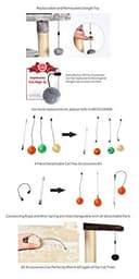 Amazon Basics Cat Tree X-Large with Platform view 7